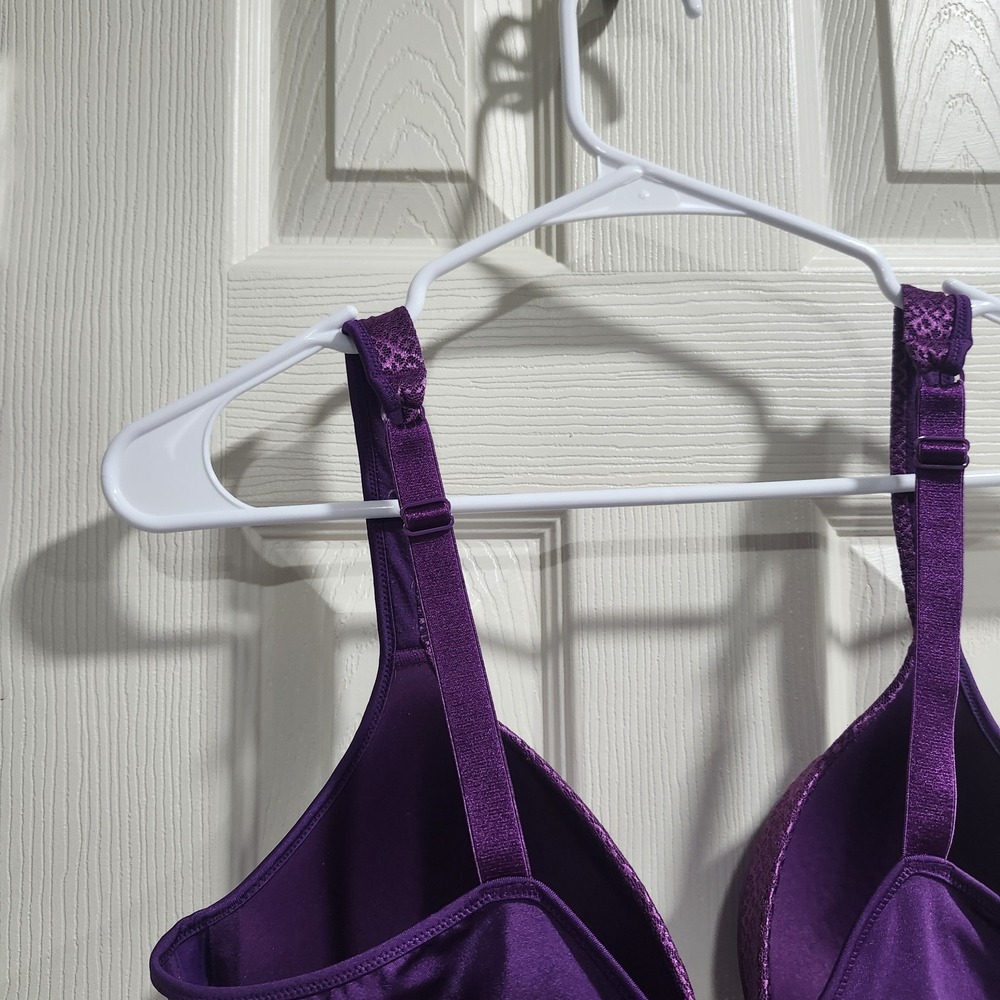 Playtex Sectets Bra 4823 Purple 38D - Picture 9 of 12